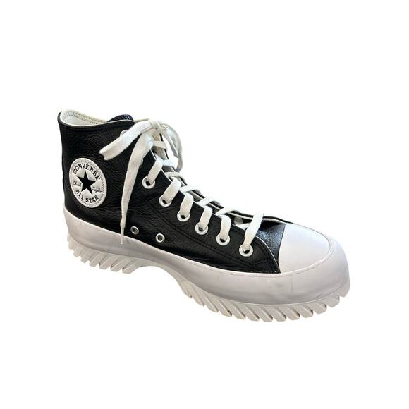 Converse Shoes - CONVERSE CTA Lugged 2.0 Black Leather Boots Sneakers Men’s 8 Women’s 10